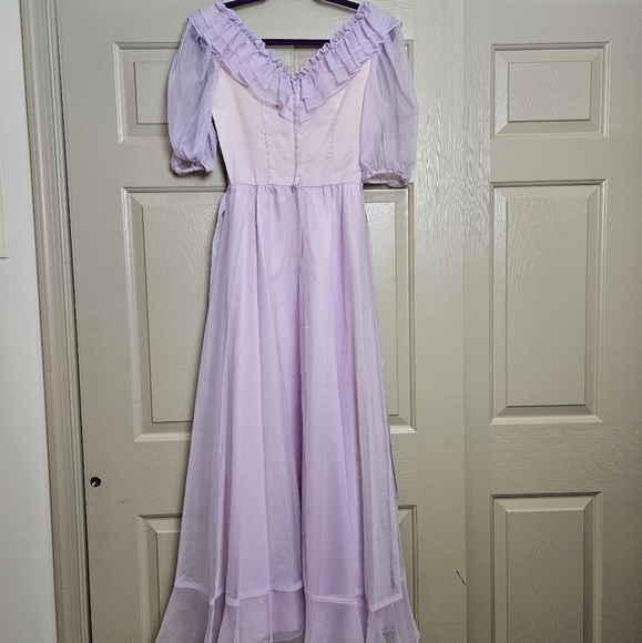 Vintage lavender gown - Picture 5 of 6